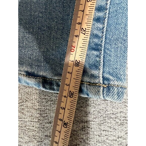 Aeropostale Jeans Women 30 Blue Slim Straight Leg Light Wash Mid Rise Ankle - Picture 8 of 13